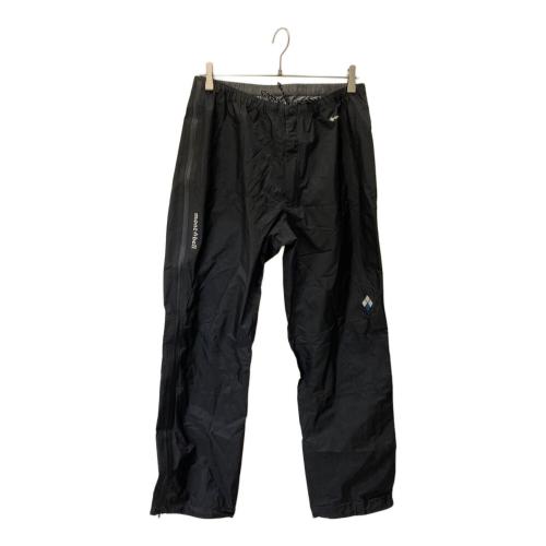 mont-bell (モンベル) ストームクルーザー フルジップパンツ 1128564 収納袋付 メンズ SIZE L ブラック
