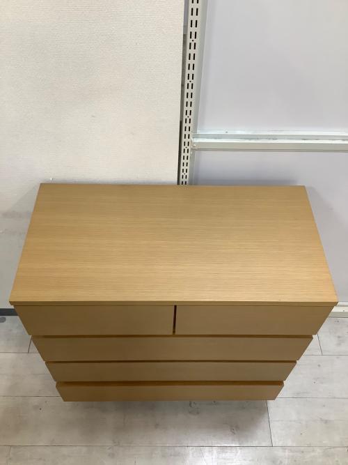 無印良品 (ムジルシリョウヒン) チェスト 170 ナチュラル