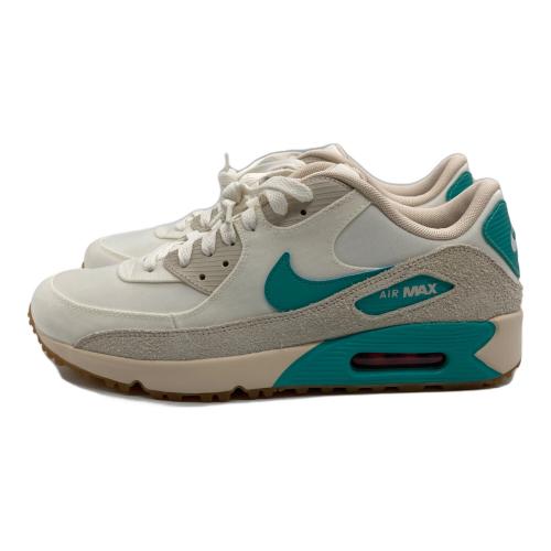 NIKE (ナイキ) ゴルフシューズ DO6492-141 AIR MAX 90 G NRG M22 @ メンズ SIZE 27cm ホワイト×グリーン