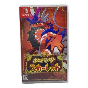 Nintendo (ニンテンドウ) ポケットモンスター スカーレット Nintendo Switch用ソフト