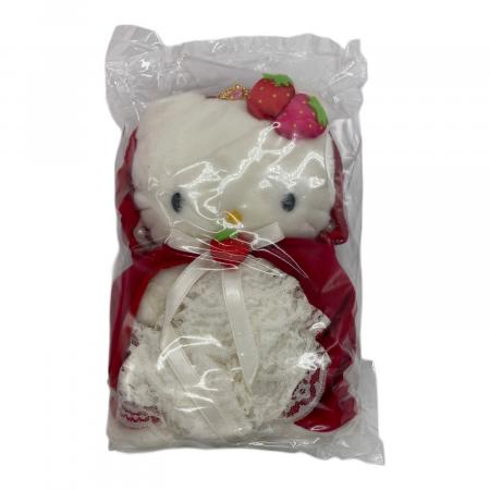 サンリオ　レトロ　ハローキティ　いちご新聞　25周年記念ドール　ぬいぐるみ HELLO KITTY (ハローキティ) キティ イチゴ新聞ドール ヌイグルミ 25