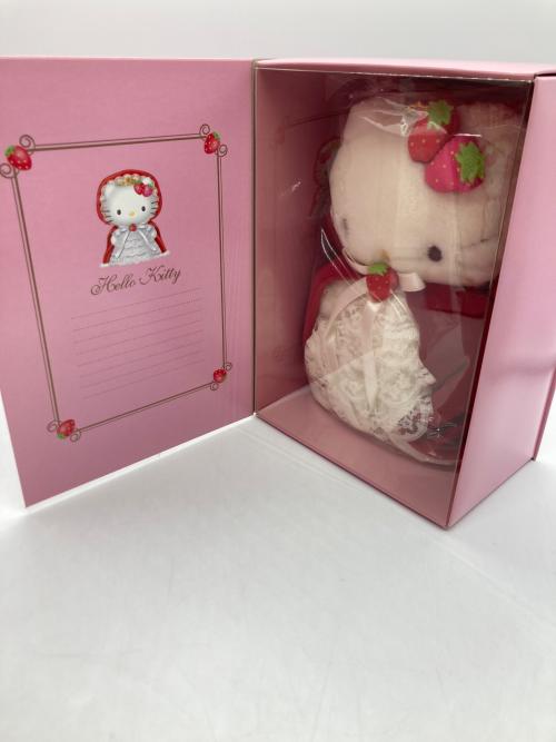 HELLO KITTY (ハローキティ) キティ イチゴ新聞ドール ヌイグルミ 25周年 ※外箱ヤブレ有