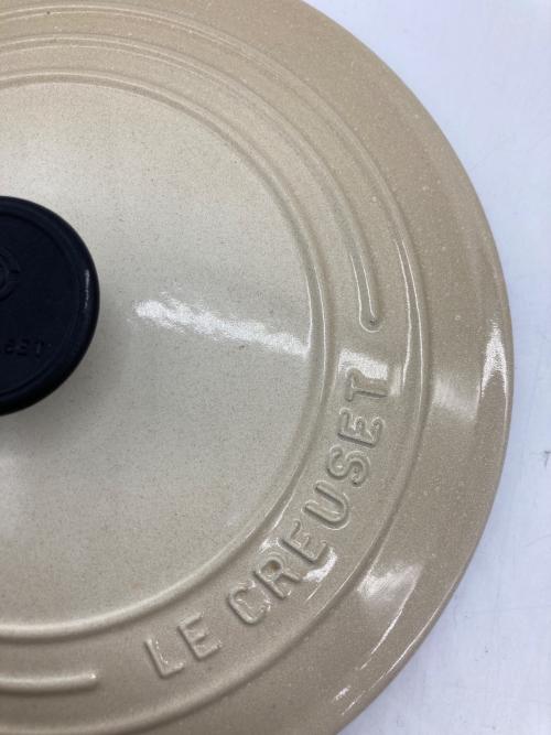LE CREUSET (ルクルーゼ) シグニチャー ココットロンド SIZE 22cm アイボリー