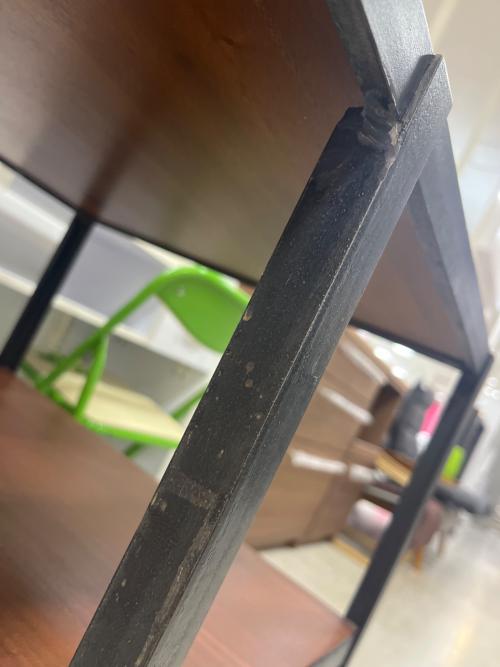 UNICO (ウニコ) ライティングデスク ブラウン LUMBER-mini