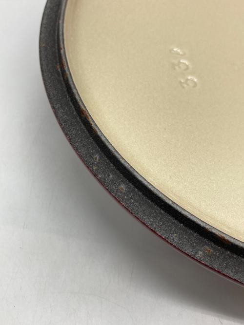 LE CREUSET (ルクルーゼ) 両手鍋 SIZE 22cm レッド ココットロンド