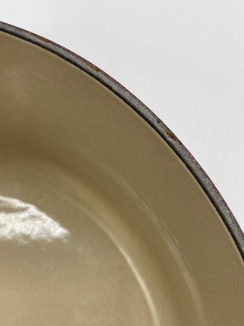 LE CREUSET (ルクルーゼ) 両手鍋 SIZE 22cm レッド ココットロンド