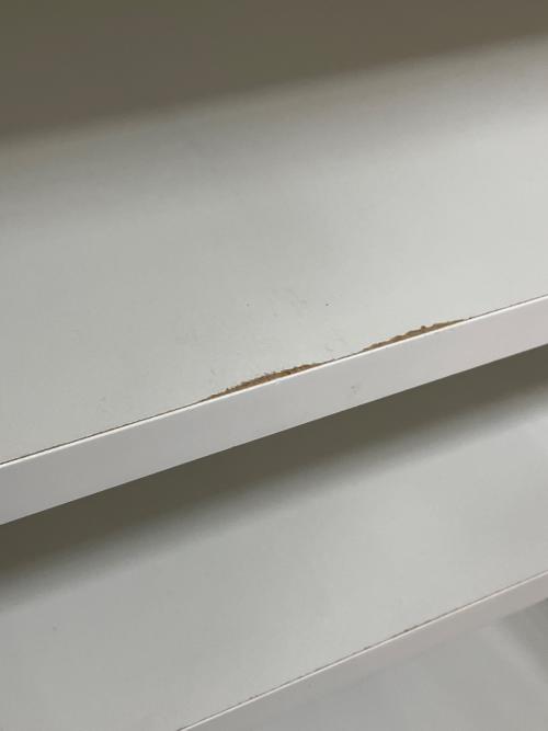 ニトリ キッチンカウンター ホワイト ポスティア90