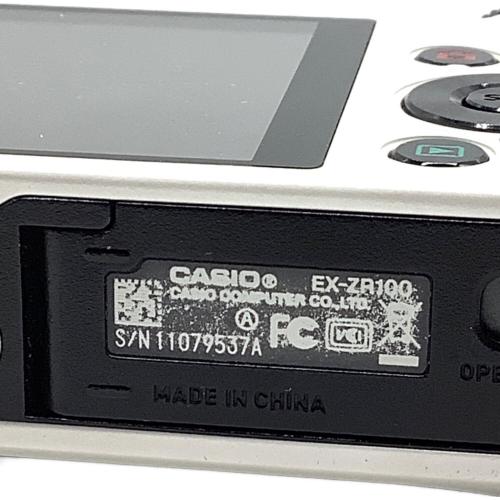 CASIO (カシオ) コンパクトデジタルカメラ EX-ZR100 キズ・ヨゴレ有
