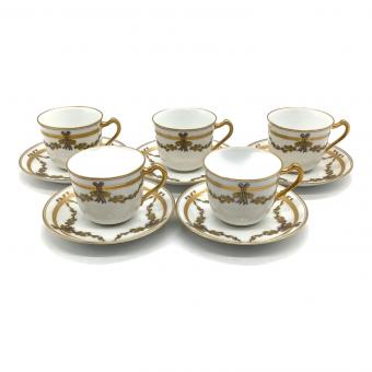 大倉陶園 (オオクラトウエン) カップ&ソーサー 金縁 迎賓館モデル