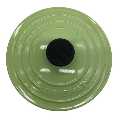 LE CREUSET (ルクルーゼ) 両手鍋 18cm グリーン ココット・ロンド