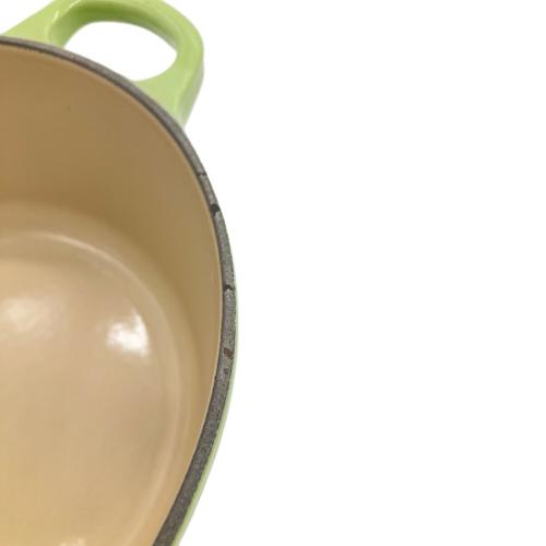 LE CREUSET (ルクルーゼ) 両手鍋 18cm グリーン ココット・ロンド