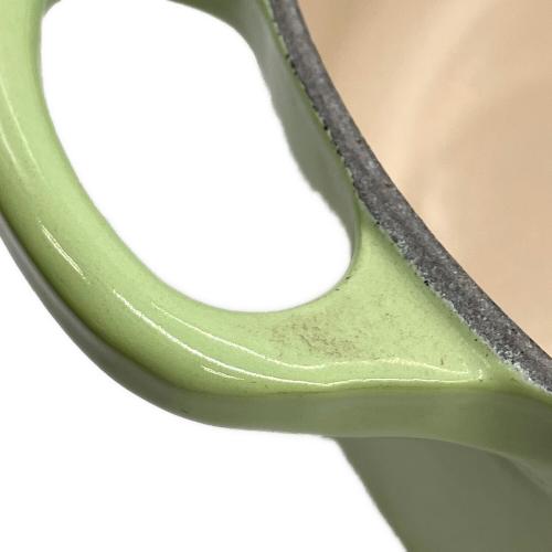 LE CREUSET (ルクルーゼ) 両手鍋 18cm グリーン ココット・ロンド