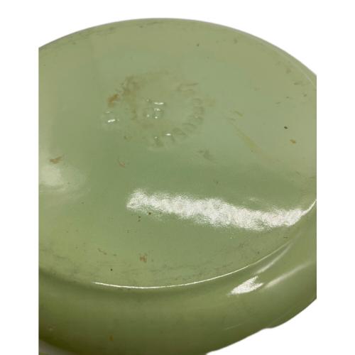 LE CREUSET (ルクルーゼ) 両手鍋 18cm グリーン ココット・ロンド