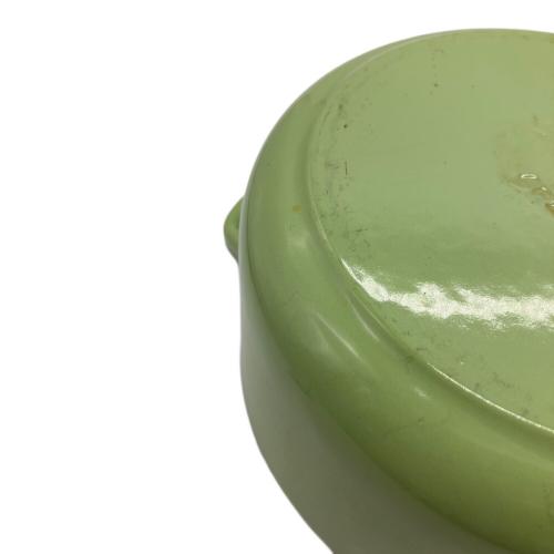 LE CREUSET (ルクルーゼ) 両手鍋 18cm グリーン ココット・ロンド