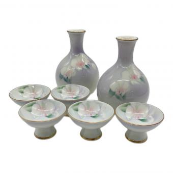 深川製磁 (フカガワセイジ) 酒器揃 胡蝶蘭