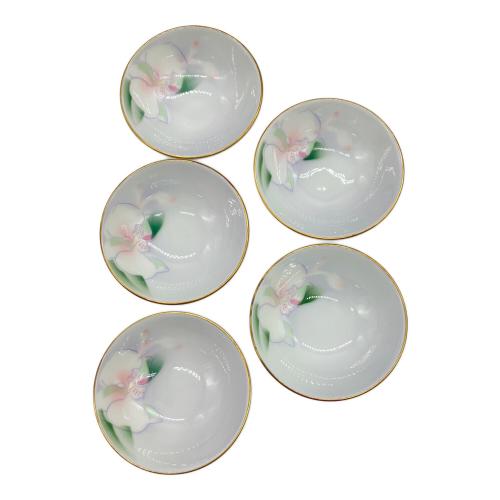 深川製磁 (フカガワセイジ) 酒器揃 胡蝶蘭