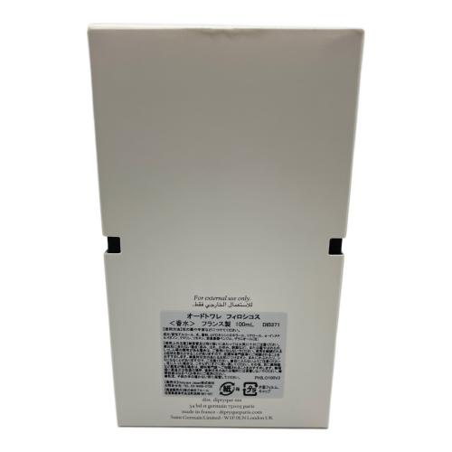 Diptyque (ディプティック) オードトワレ フランス製 100ml 残量80%-99% フィロシコス
