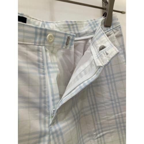 BURBERRY (バーバリー) ゴルフパンツ BGF41-232-21 レディース SIZE 9 ホワイト×ブルー