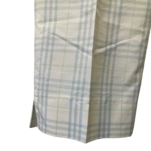 BURBERRY (バーバリー) ゴルフパンツ BGF41-232-21 レディース SIZE 9 ホワイト×ブルー