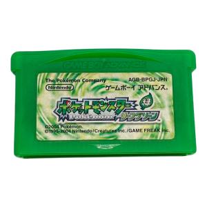 ポケットモンスター リーフグリーン ゲームボーイアドバンス用ソフト -