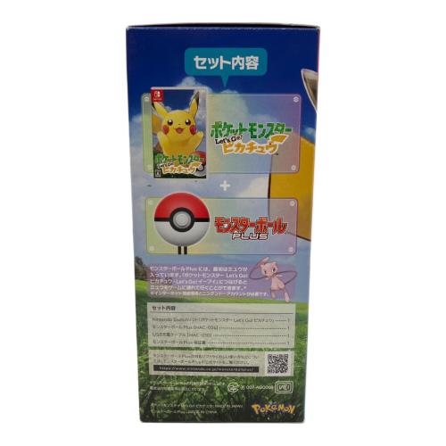 任天堂 (ニンテンドウ) ポケットモンスター Let's Go! ピカチュウ モンスターボール Plusセット Nintendo Switch用ソフト CERO A (全年齢対象)
