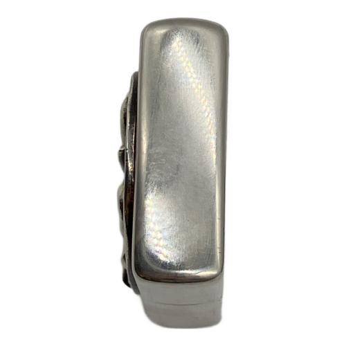 ZIPPO (ジッポ) オイルライター 2025年製 オーバルメタル クロス
