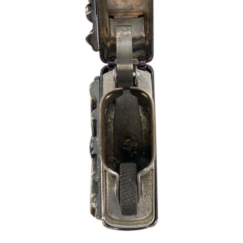 ZIPPO (ジッポ) オイルライター 2025年製 オーバルメタル クロス