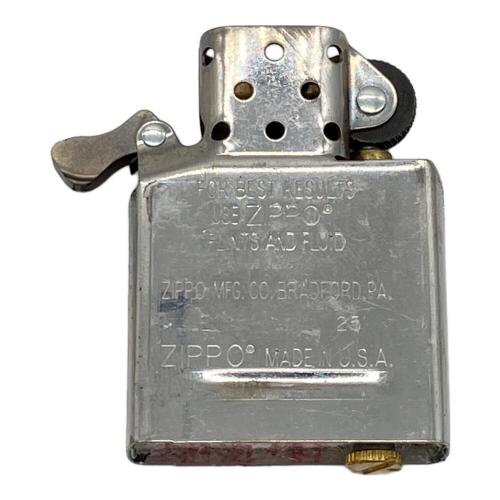 ZIPPO (ジッポ) オイルライター 2025年製 オーバルメタル クロス