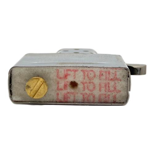 ZIPPO (ジッポ) オイルライター 2025年製 オーバルメタル クロス