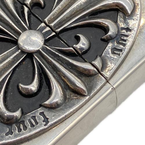 ZIPPO (ジッポ) オイルライター 2025年製 オーバルメタル クロス