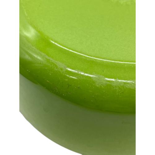 LE CREUSET (ルクルーゼ) 両手鍋 18cm 黄緑 ココット・ロンド