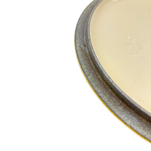 LE CREUSET (ルクルーゼ) 両手鍋 16cm イエロー ココット・ロンド