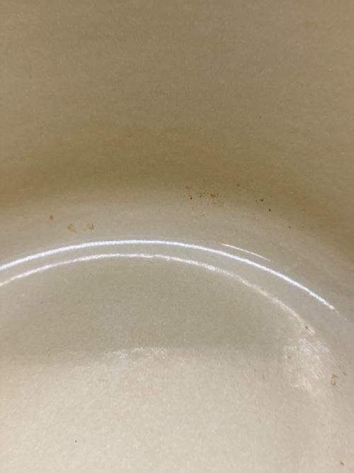 LE CREUSET (ルクルーゼ) 両手鍋 16cm イエロー ココット・ロンド
