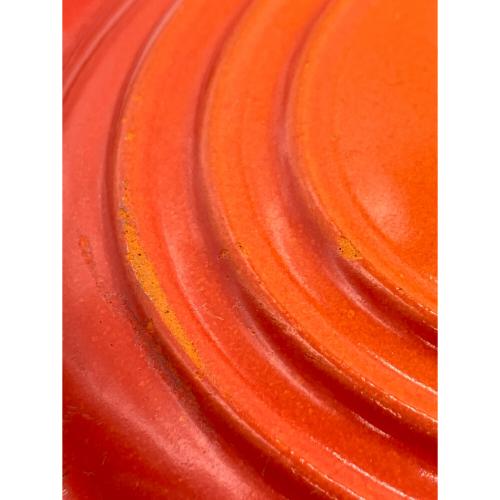 LE CREUSET (ルクルーゼ) 両手鍋 SIZE 23cm オレンジ ココット・オーバル