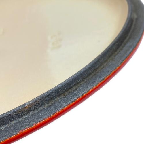 LE CREUSET (ルクルーゼ) 両手鍋 SIZE 23cm オレンジ ココット・オーバル