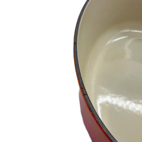 LE CREUSET (ルクルーゼ) 両手鍋 SIZE 23cm オレンジ ココット・オーバル