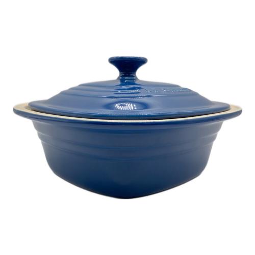 LE CREUSET (ルクルーゼ) ハートディッシュ ブルー