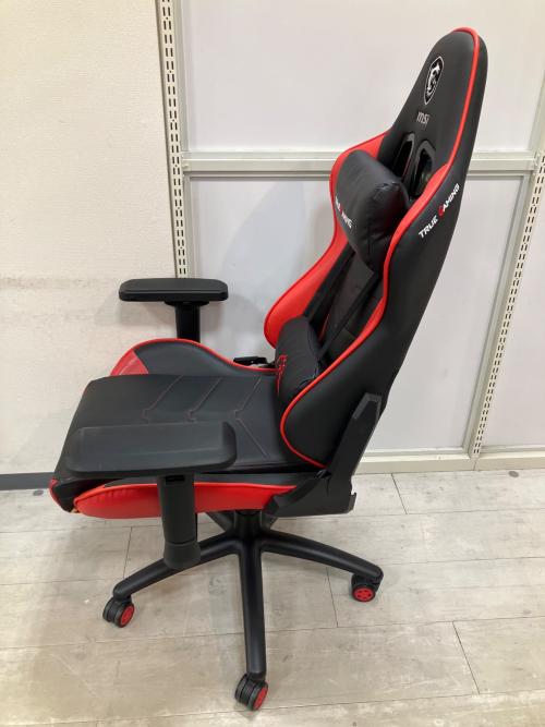 msi (エムエスアイ) ゲーミングチェア MAG-CH120 アームレスト付き レッド×ブラック