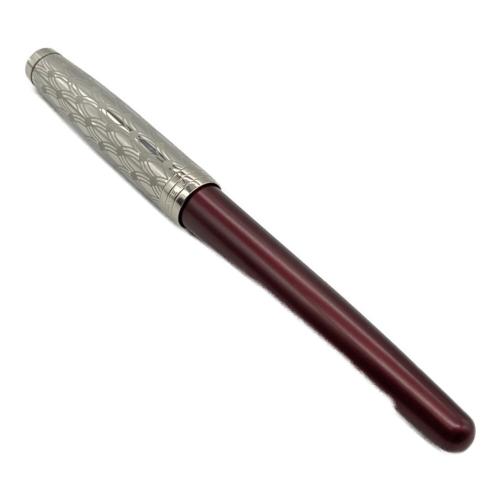 PARKER (パーカー) 万年筆 ペン先 K18 メタル&レッド ソネット