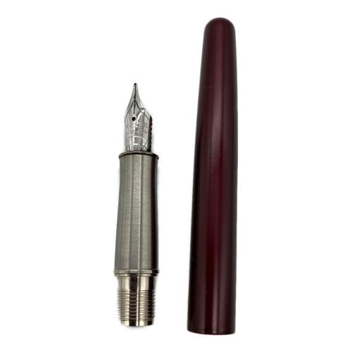PARKER (パーカー) 万年筆 ペン先 K18 メタル&レッド ソネット