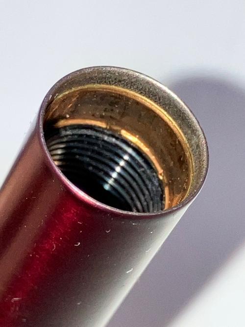 PARKER (パーカー) 万年筆 ペン先 K18 メタル&レッド ソネット