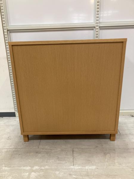 無印良品 (ムジルシリョウヒン) キャビネット オーク材 ガラス扉 棚板1