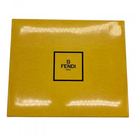 FENDI (フェンディ) フェイスタオルセット ズッカ ブラウン×ブラック