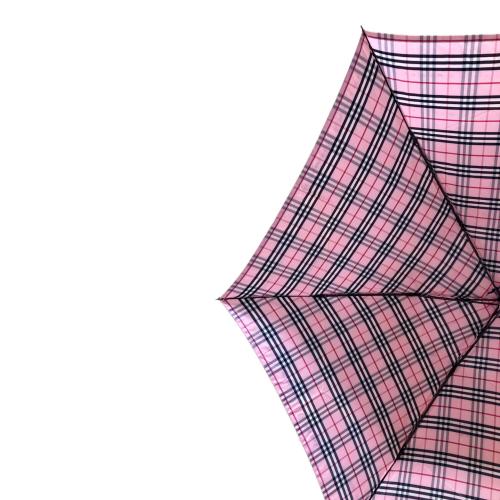 BURBERRY (バーバリー) 折りたたみ傘 ノバチェック ピンク