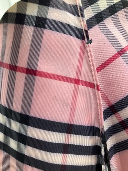 BURBERRY (バーバリー) 折りたたみ傘 ノバチェック ピンク