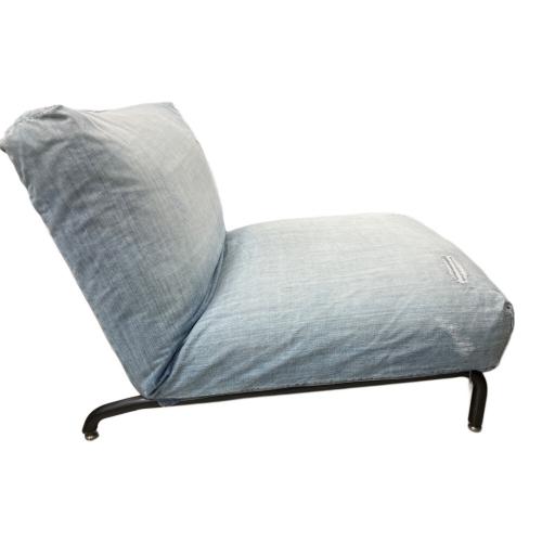 journal standard Furniture (ジャーナルスタンダードファニチャー) 1人掛けソファー ダメージ加工デニム生地専用カバー付き