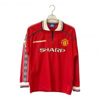 UMBRO (アンブロ) ベッカム 7 ユニフォーム 1998-1999トレブル優勝モデル メンズ SIZE M レッド×ホワイト