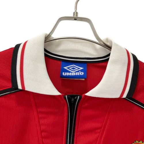 UMBRO (アンブロ) ベッカム 7 ユニフォーム 1998-1999トレブル優勝モデル メンズ SIZE M レッド×ホワイト