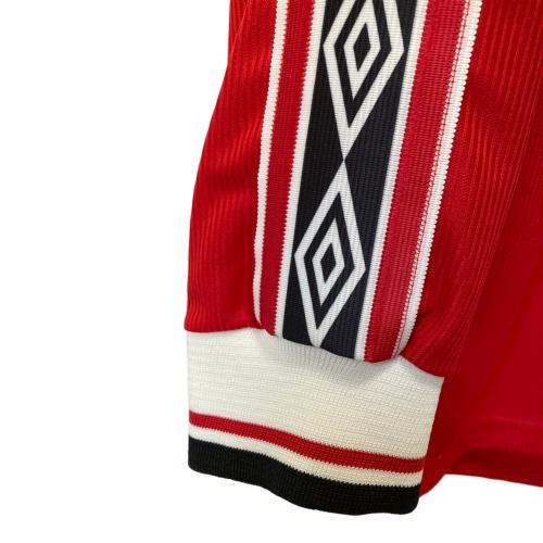 UMBRO (アンブロ) ベッカム 7 ユニフォーム 1998-1999トレブル優勝モデル メンズ SIZE M レッド×ホワイト