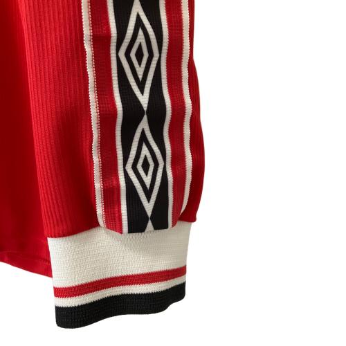 UMBRO (アンブロ) ベッカム 7 ユニフォーム 1998-1999トレブル優勝モデル メンズ SIZE M レッド×ホワイト